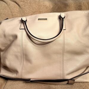 Kate Spade Cream Tote Overnight Bag